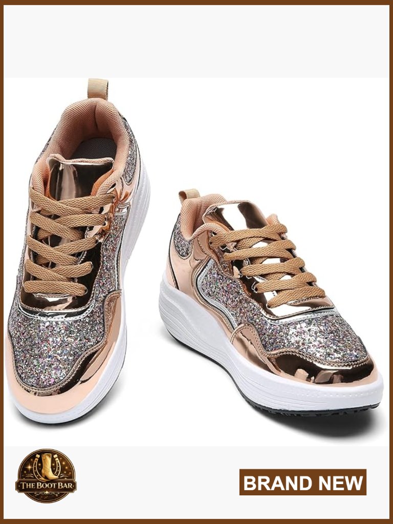 Women's Walking Sneakers Platform Wedge Mesh Lightweight Comfort Athletic Shoes